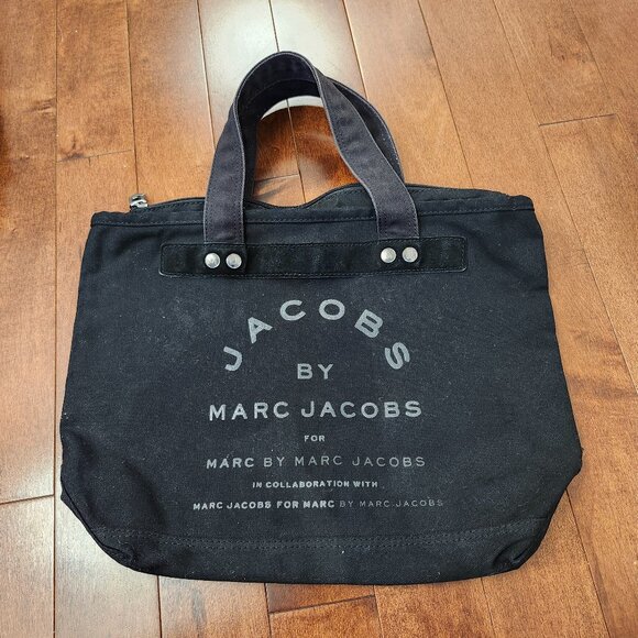 Marc Jacobs The Tote bag in black canvas - Picture 1 of 10